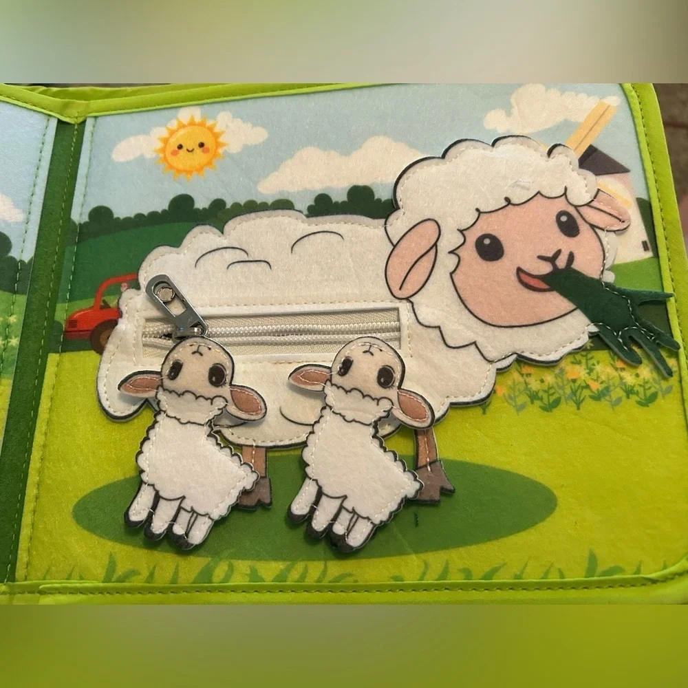 Goliyean Montessori Busy Board Book - My First Farm - NEW - Picture 7 of 13